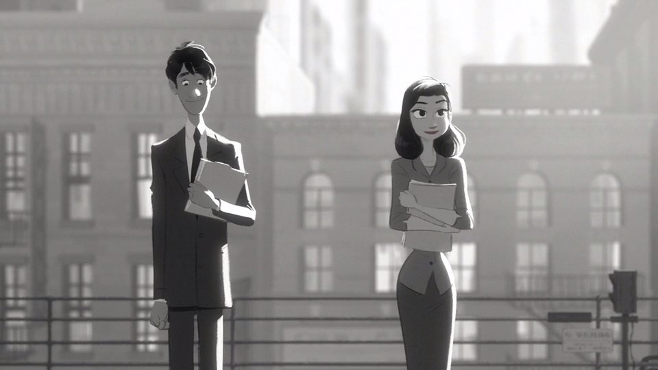 第85届奥斯卡最佳动画短片-纸人 Paperman-一个博客